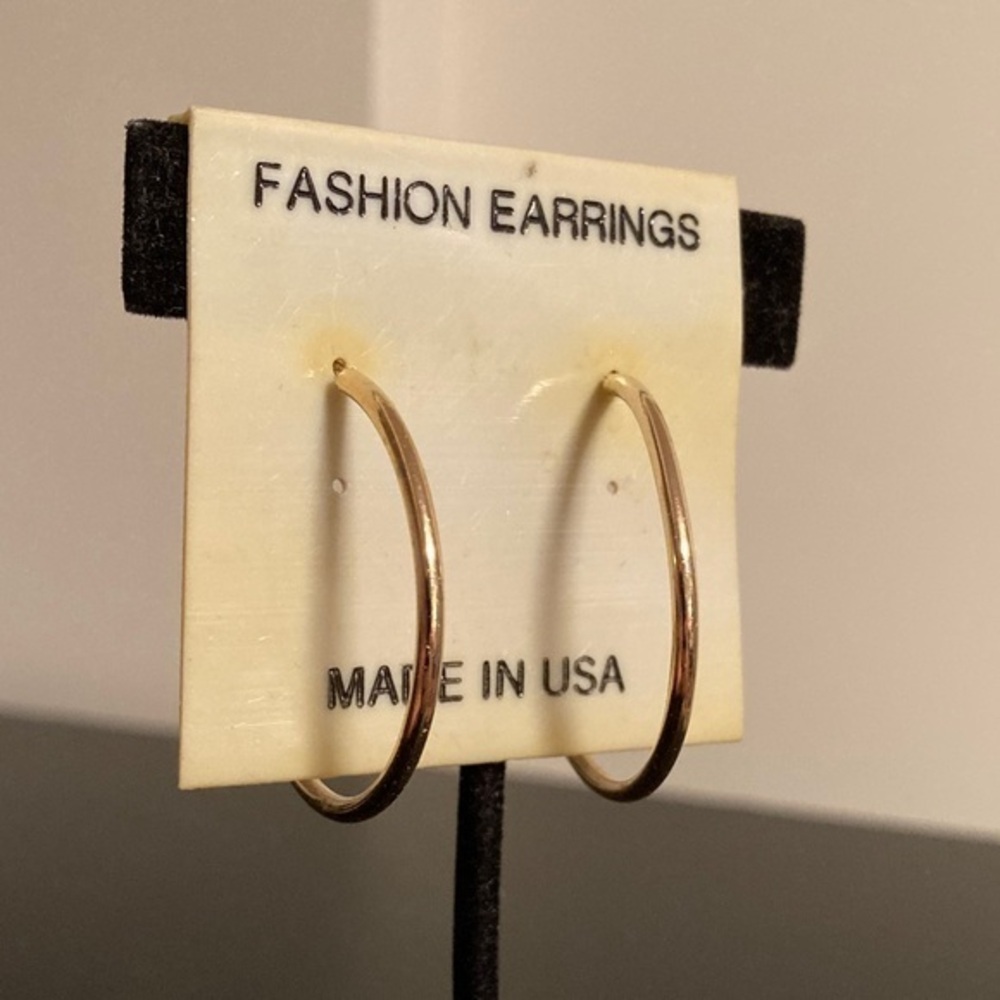 Fashion Jewelry Gold Hoop Earrings
